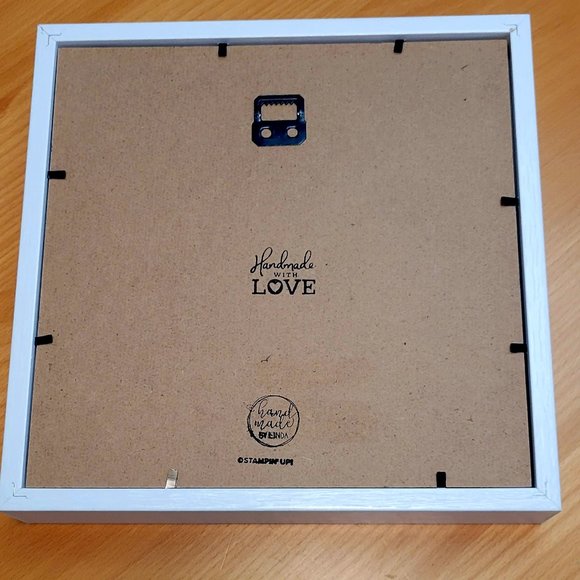 Snowman Shadow Box, Winter Wall Art, Christmas Shelf Sitter, Snowflakes - Picture 4 of 5